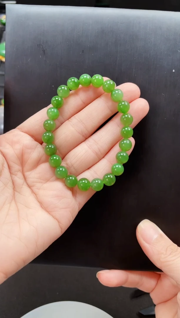 未镶嵌手串和田玉多样性发一