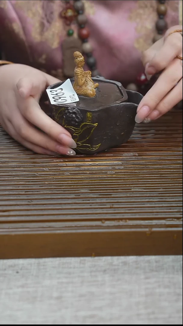 纯手工粗陶茶具每一只不一样