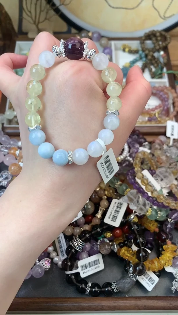 【闪购商品】黄晶手链未镶嵌310手串