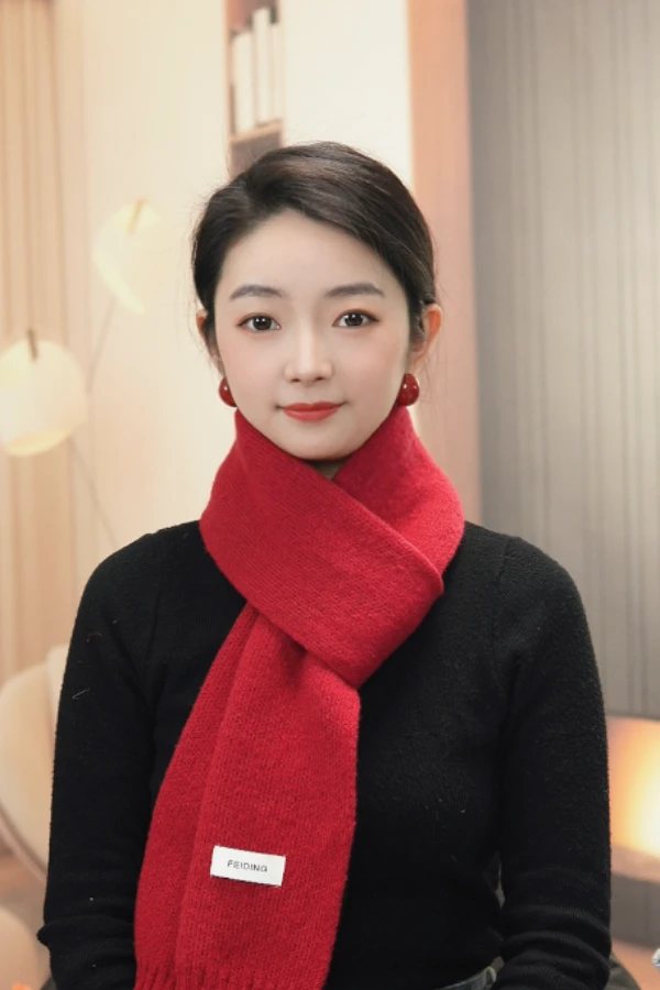 秋冬纯色围巾170*21