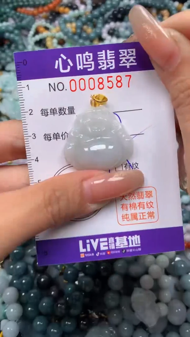 颈饰未镶嵌翡翠闪购008587