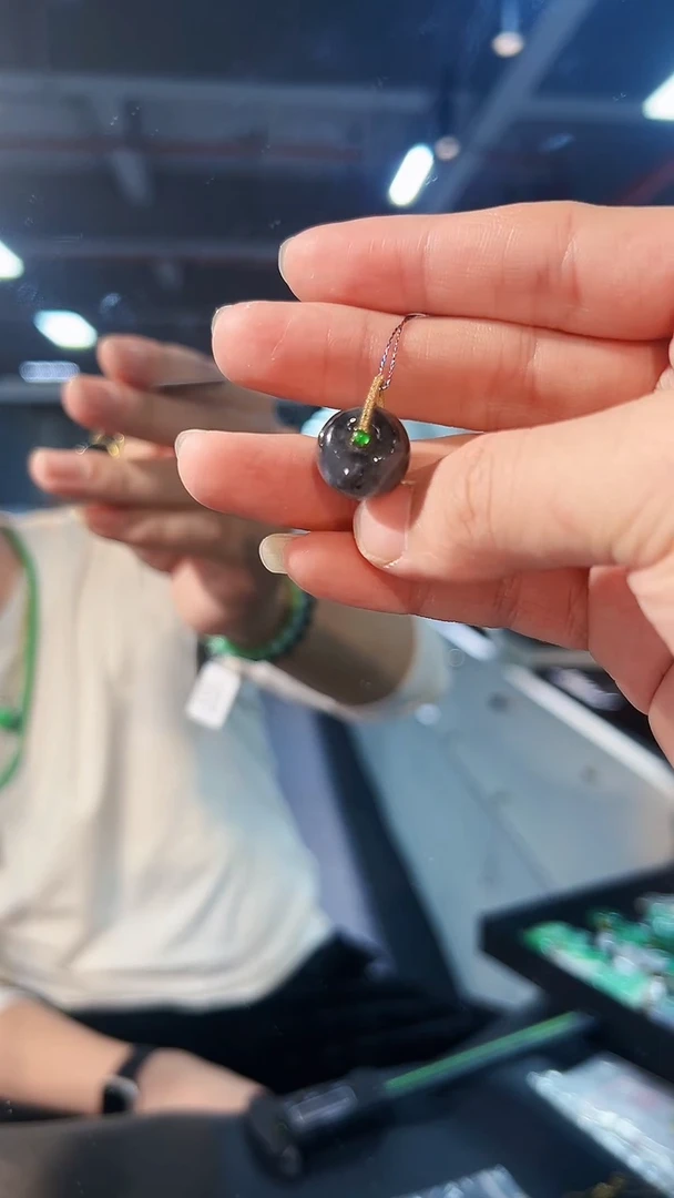 【闪购商品】翡翠颈饰18K金镶嵌缅料A货/支持复检/一件