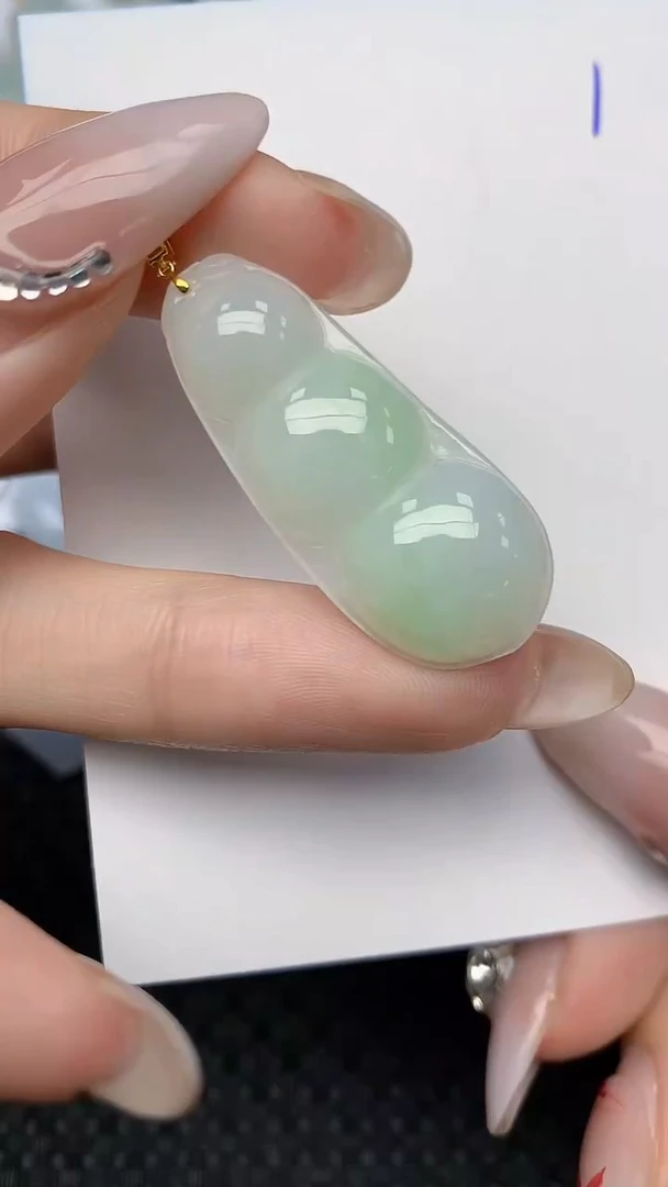 【闪购商品】翡翠颈饰18K金镶嵌天然翡翠A货