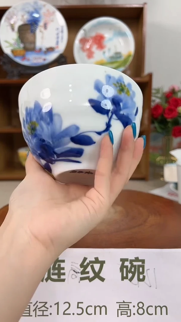 摆件景德镇手工手绘陶瓷餐具