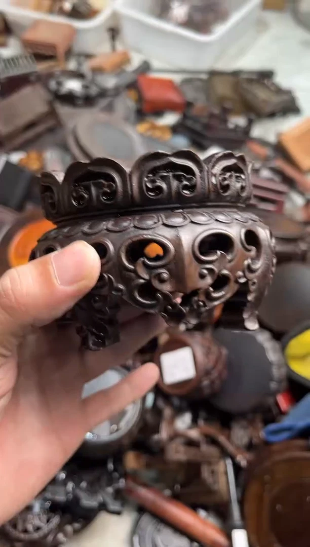 木59黑檀木皇冠底座