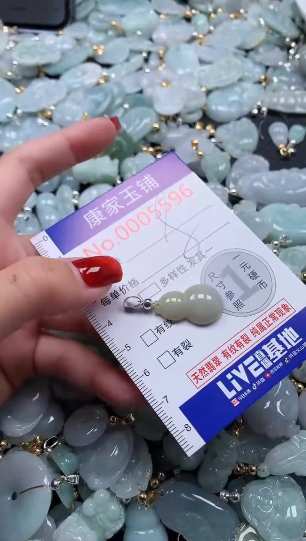 翡翠未镶嵌吊坠(不含链)5596