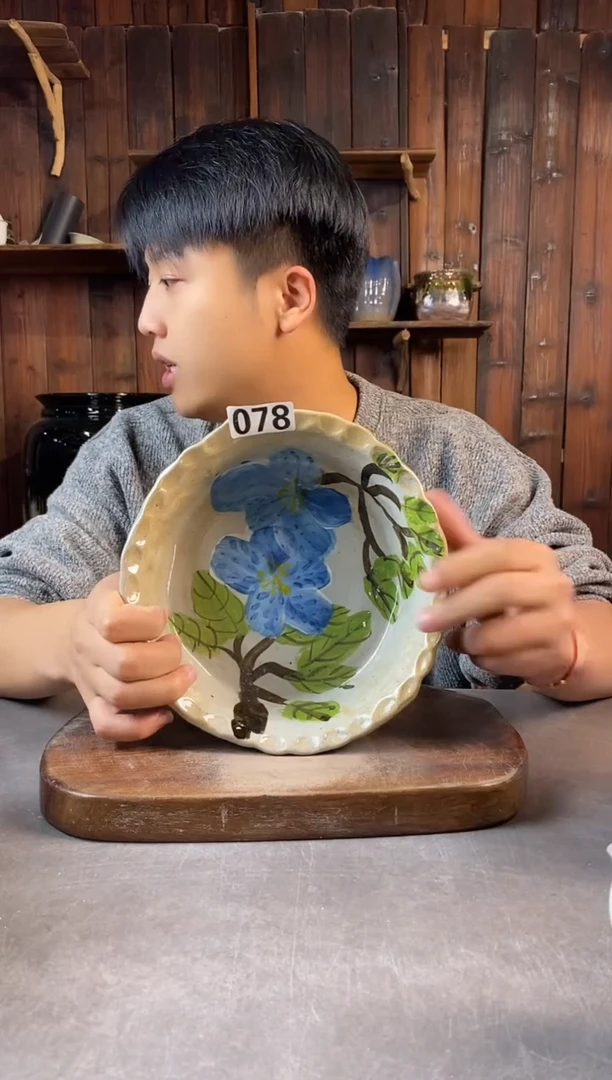 碗078，手工手绘，超值陶瓷