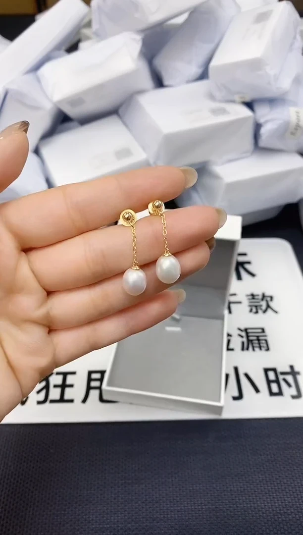 未镶嵌耳饰淡水珍珠ED1067