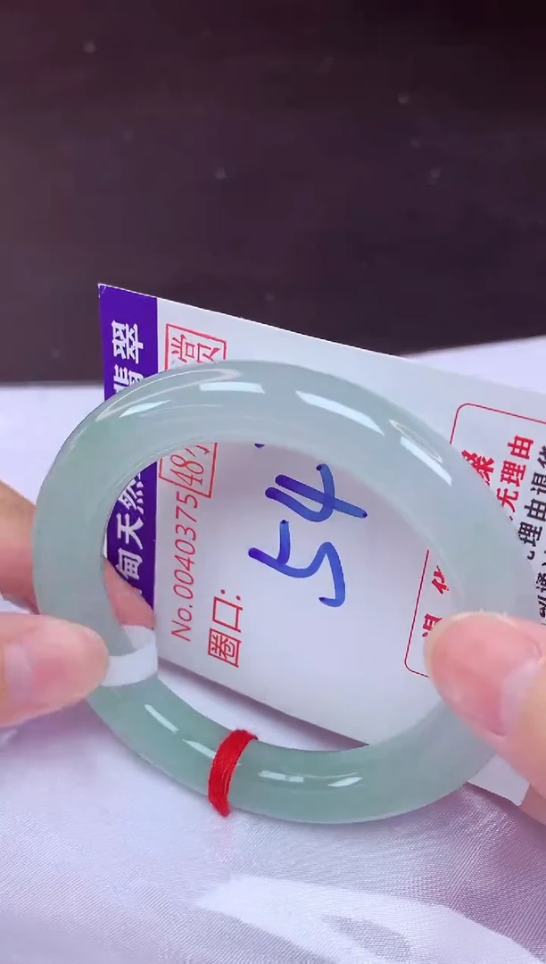 未镶嵌手镯翡翠54（48小时鉴赏期 ）