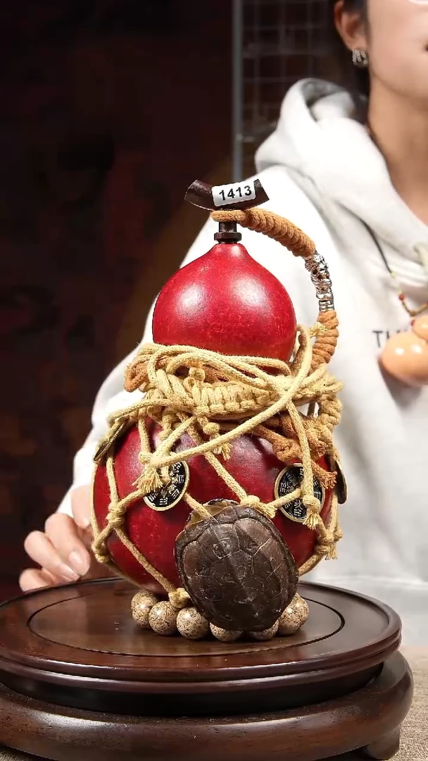 【闪购商品】1413大漆酒葫芦一物一拍【650ml】