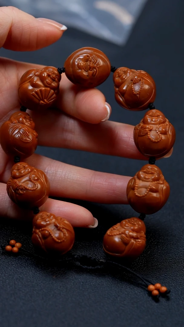 【闪购商品】橄榄核手串大籽弥勒