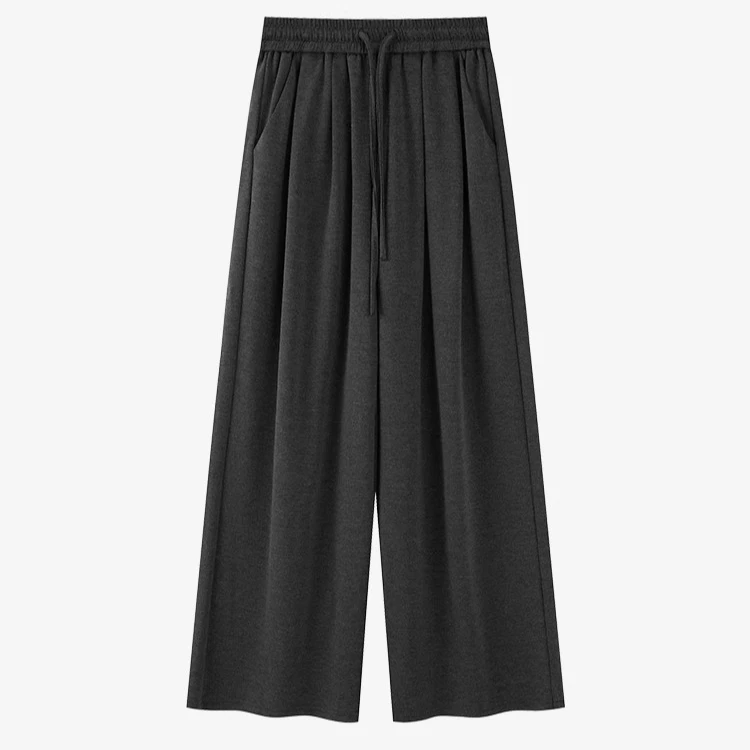 羊城故事-慵懒宽松糯米裤春季简约百搭显瘦阔腿休闲裤 Y50248248