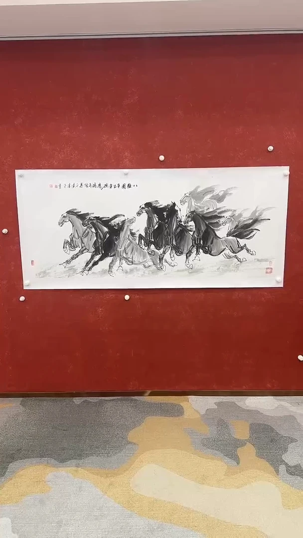 国画8.29-严选-黄春香-小六尺八骏图-F9