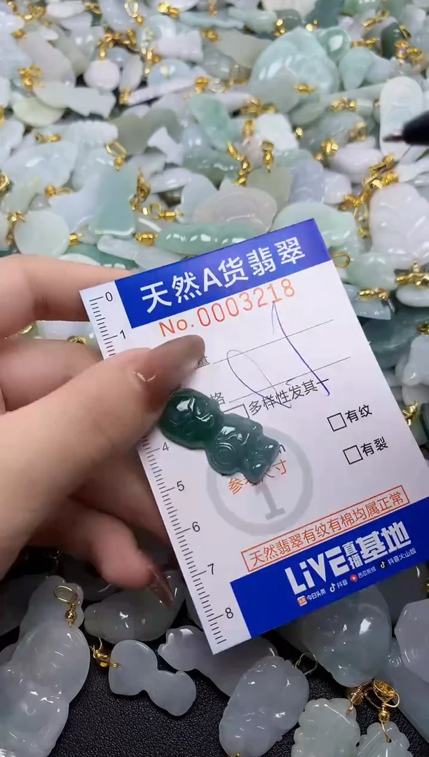 翡翠未镶嵌颈饰天然A货翡翠