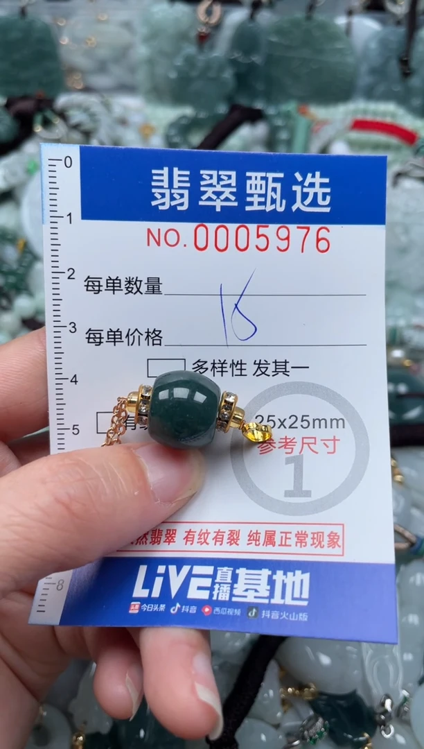 【闪购商品】翡翠颈饰未镶嵌00..5976