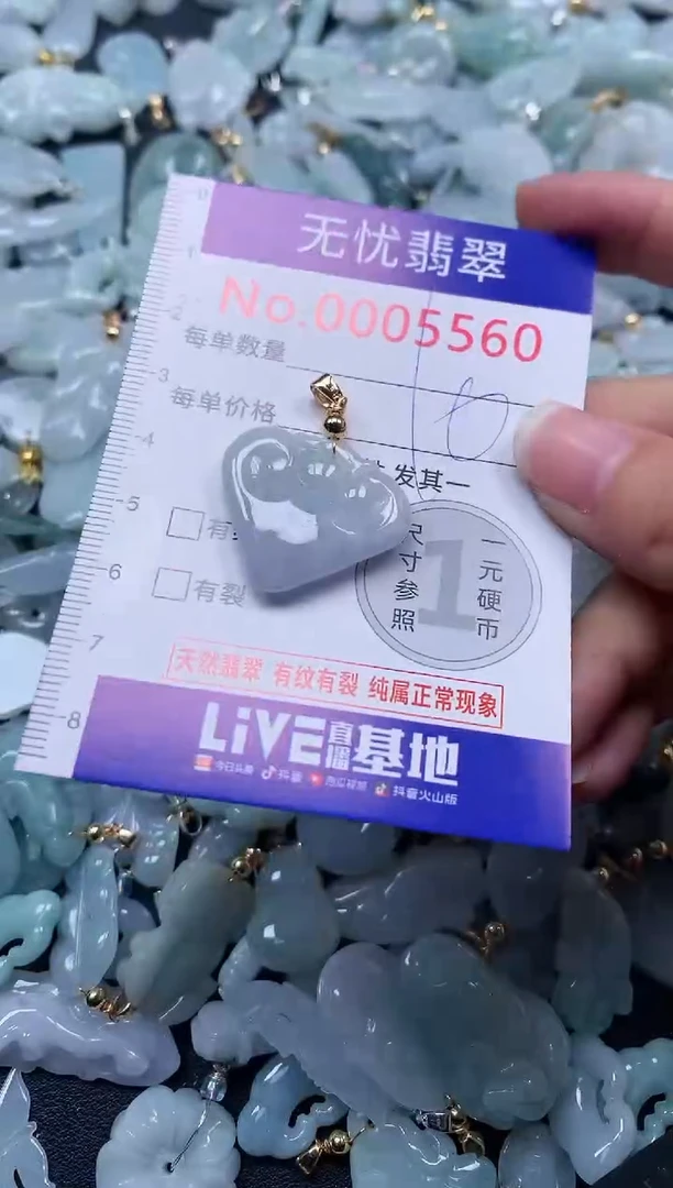 颈饰未镶嵌翡翠55560