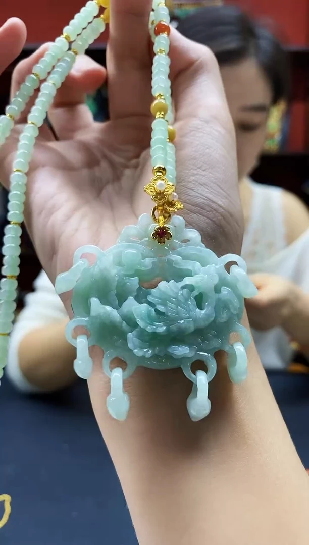 颈饰未镶嵌翡翠翡翠吊坠