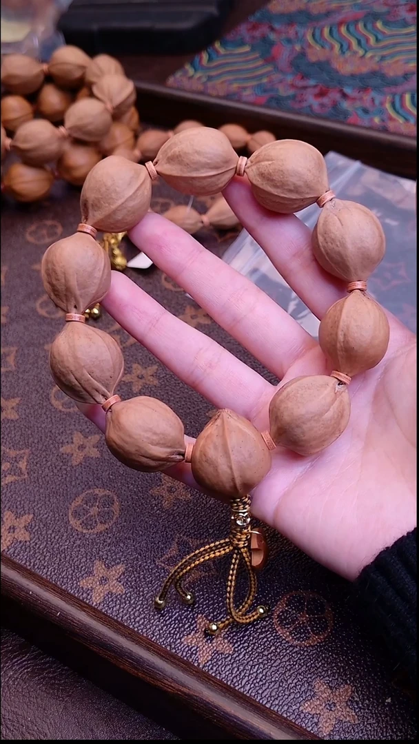 手串橄榄核2227精挑梅林铁核三花-带配套盘玩工具