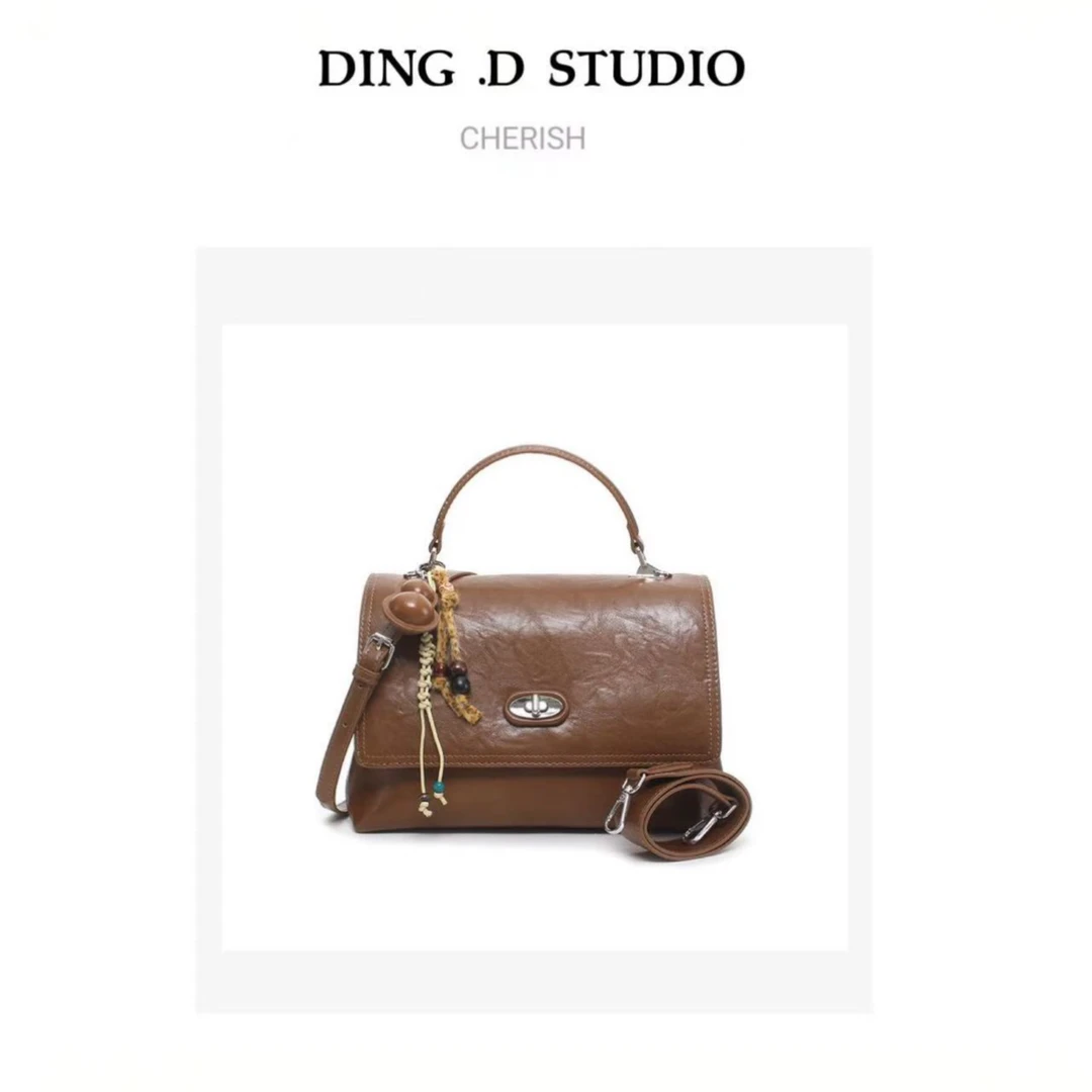 【独家记忆】DING.D新品百搭简约单肩休闲时尚气质ins女包24620