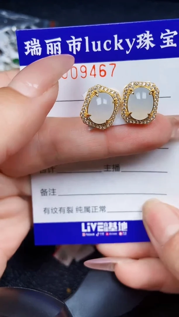 翡翠银S925镶嵌颈饰9467