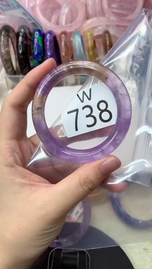 未镶嵌手镯水晶王*颖W738-51+