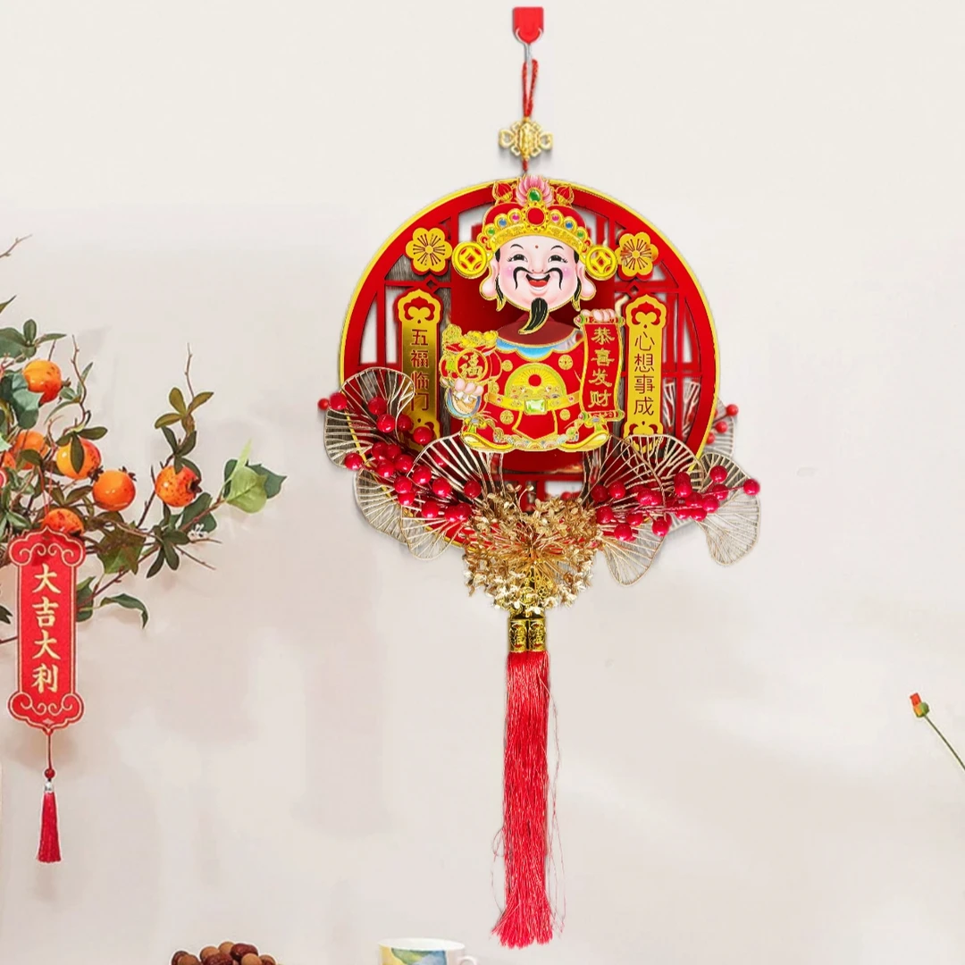 新疆包邮摇头财神悬挂年货挂饰