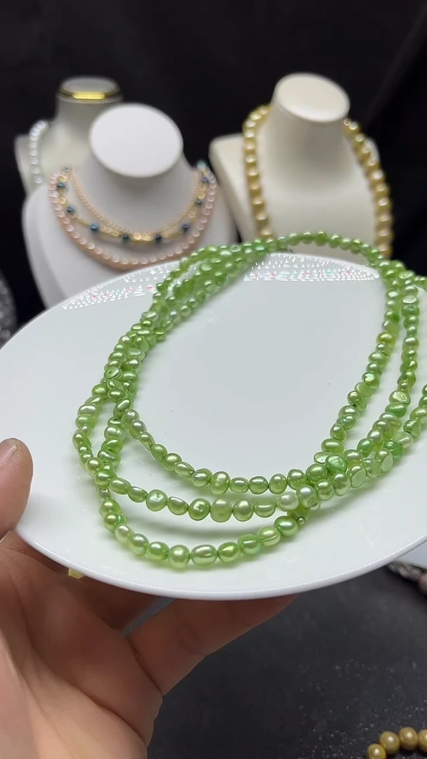 颈饰未镶嵌淡水珍珠多人