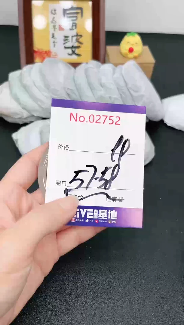 未镶嵌手镯翡翠2752