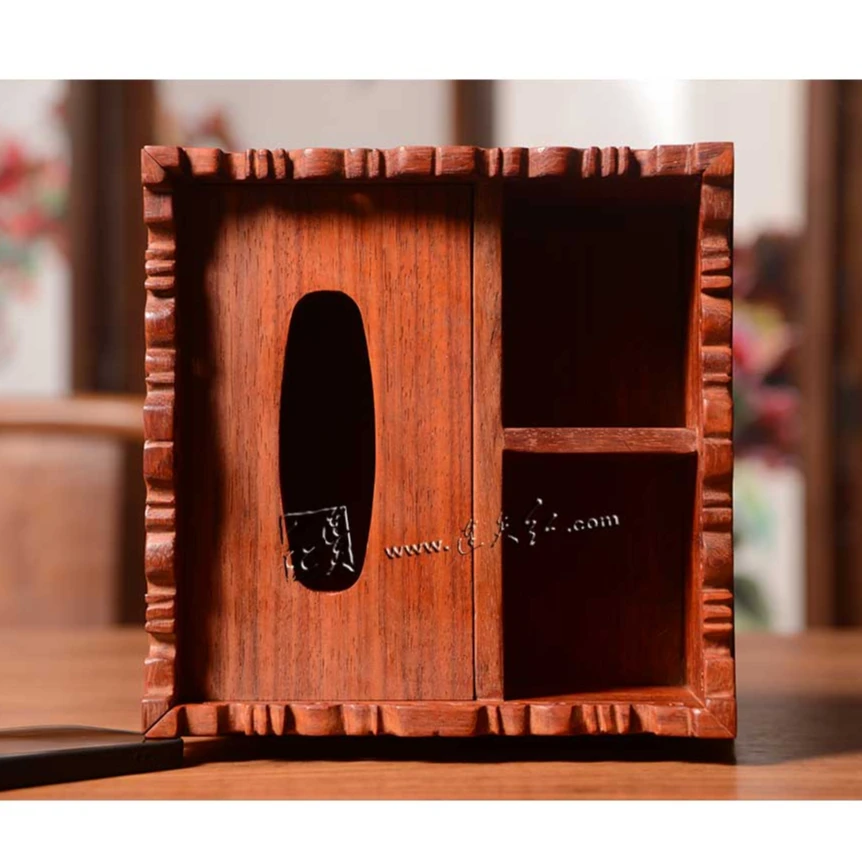 连天红 纸巾盒 牧豆木 DZ131M43