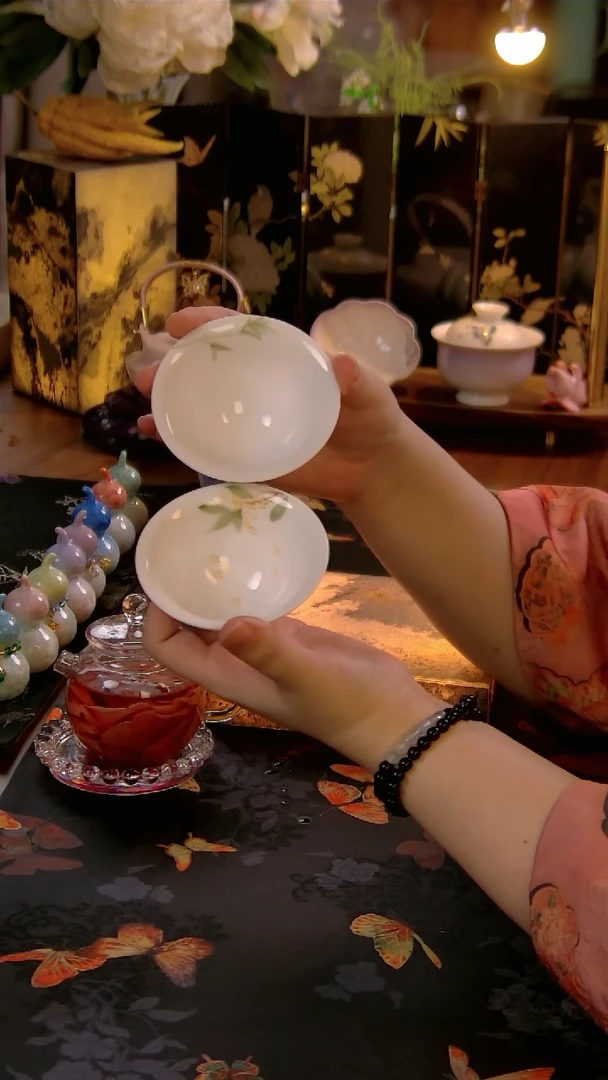 斗笠茶杯*2 哈哈
