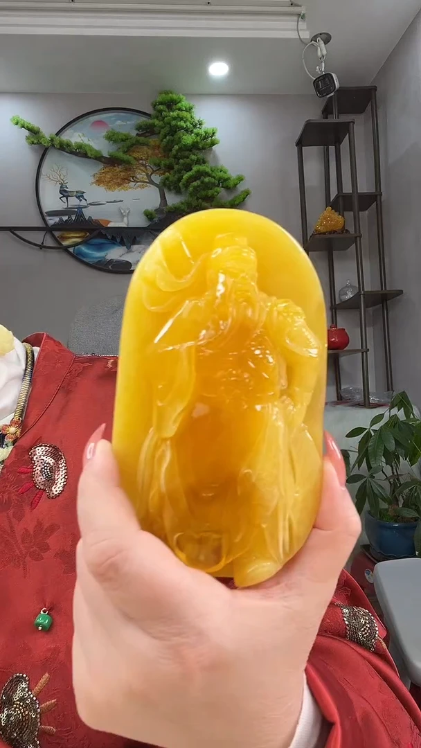 琥珀颈饰未镶嵌项链