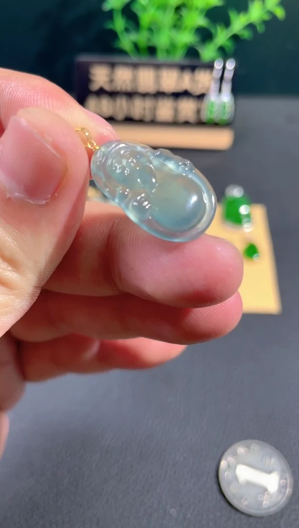 【闪购商品】翡翠颈饰18K金镶嵌翡翠