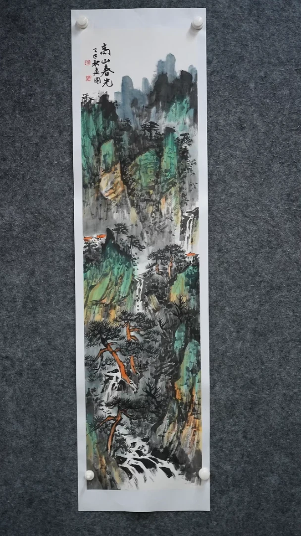 国画国画作品HJG老师