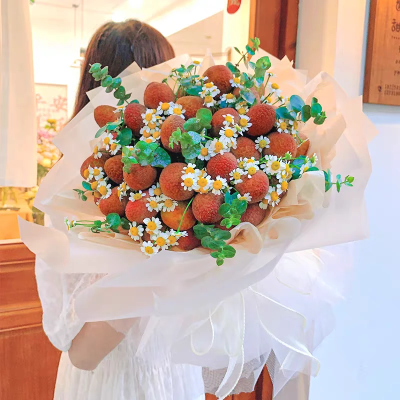 西瓜荔枝水果花束全国鲜花速递上海杭州北京同城店送女友闺蜜生日