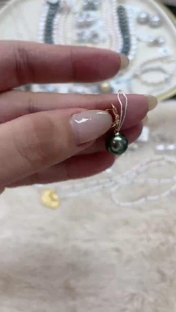 18K金镶嵌吊坠（不含链）海水珍珠W279|2380