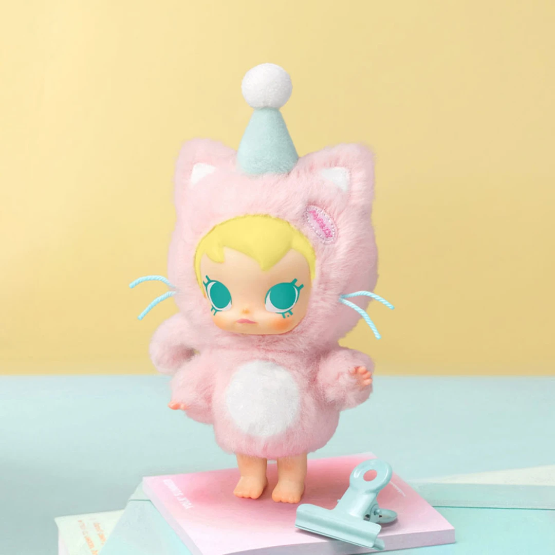 Baby Molly口袋朋友系列-搪胶毛绒挂件盲盒