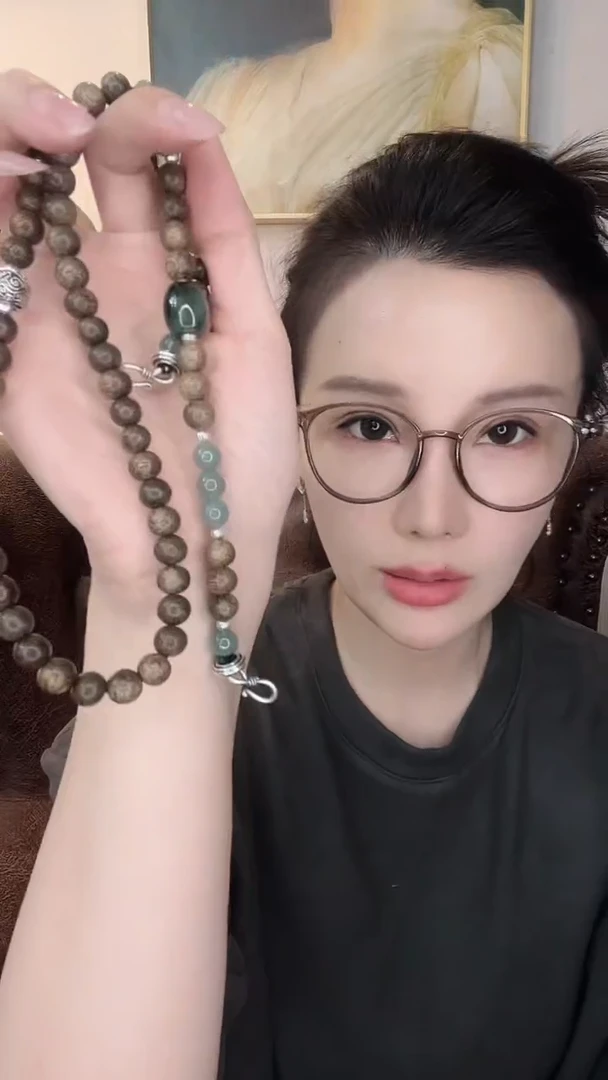 颈饰未镶嵌翡翠小*鹿翡翠E685