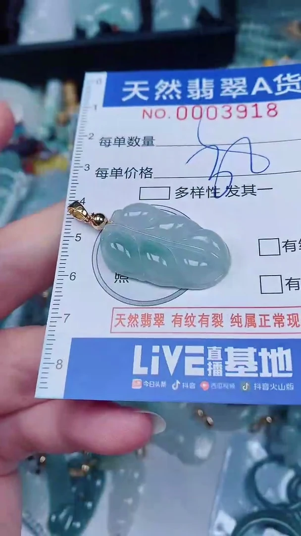 翡翠未镶嵌颈饰00003918