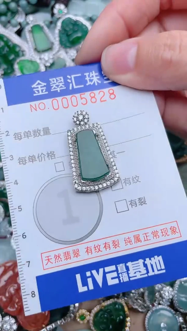 【闪购商品】翡翠颈饰未镶嵌5828....