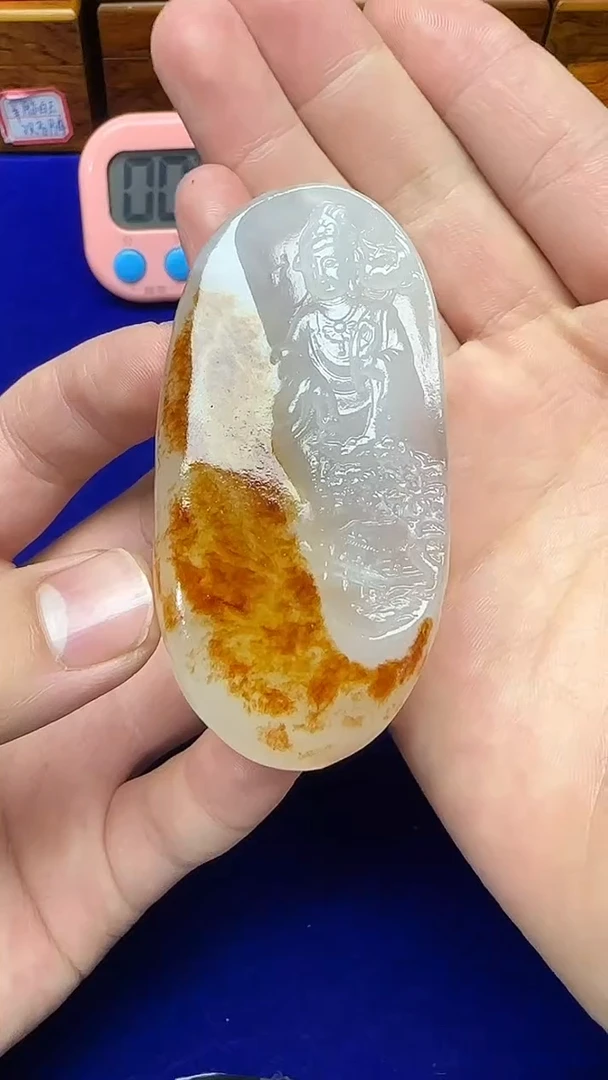 未镶嵌和田玉挂件金**喜1