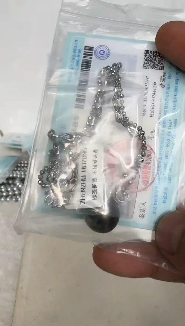 颈饰银S925镶嵌海水珍珠项链