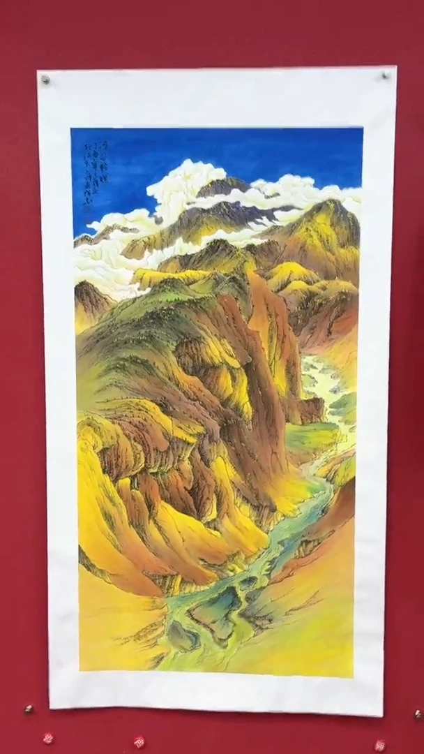 国画国画绘画山水花鸟