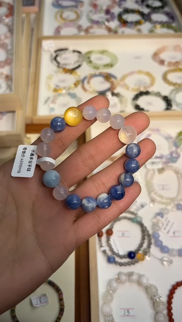【闪购商品】水晶手链未镶嵌水晶多宝