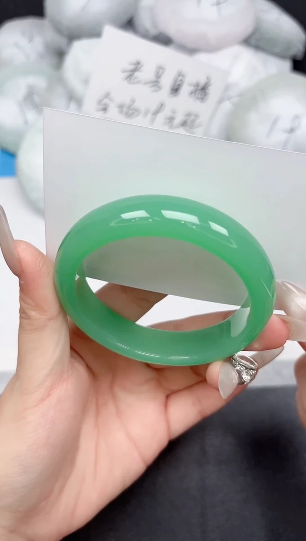 未镶嵌手镯石英质玉08-57-58