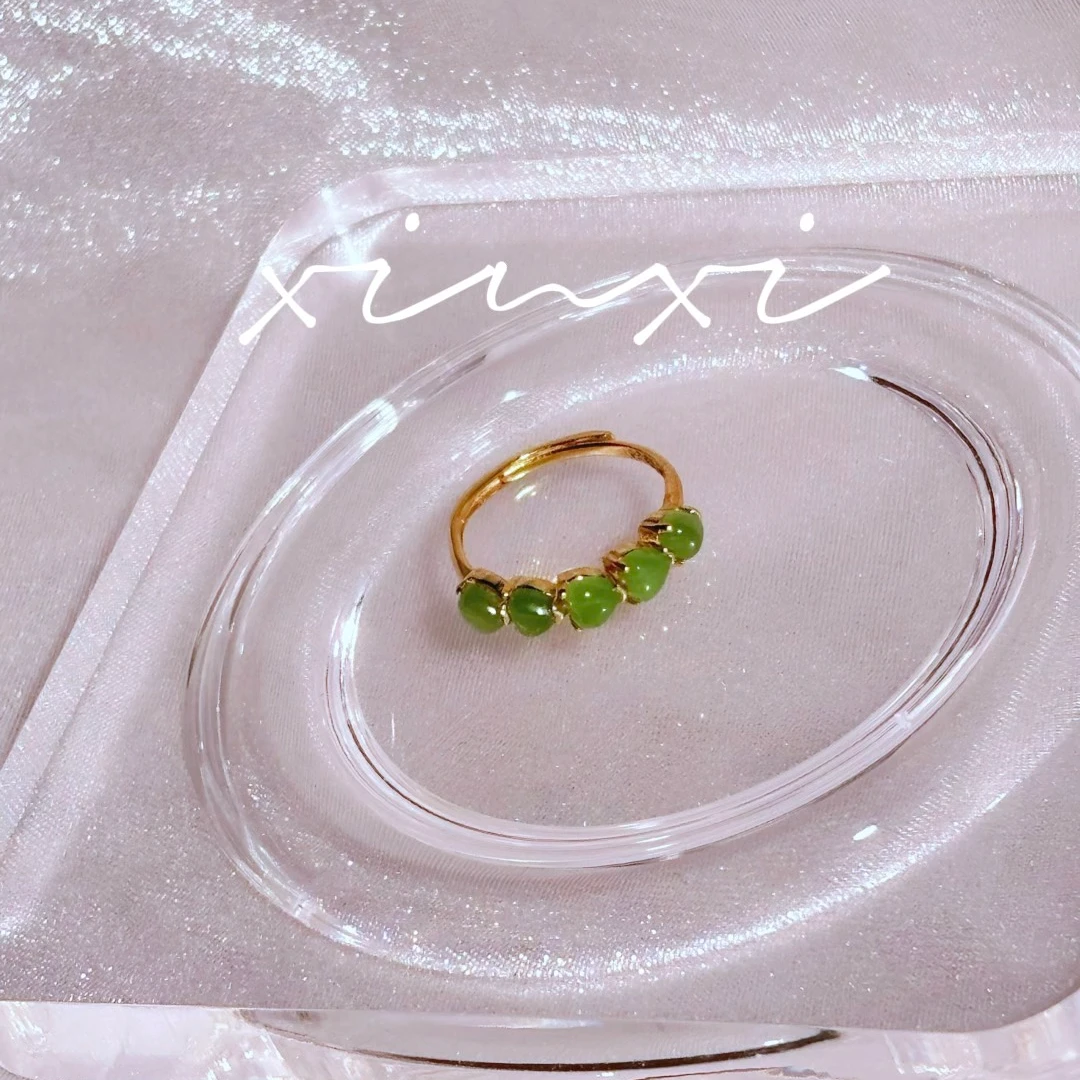 【炘喜】天然和田玉戒指多样性发货 发其一  Y-024