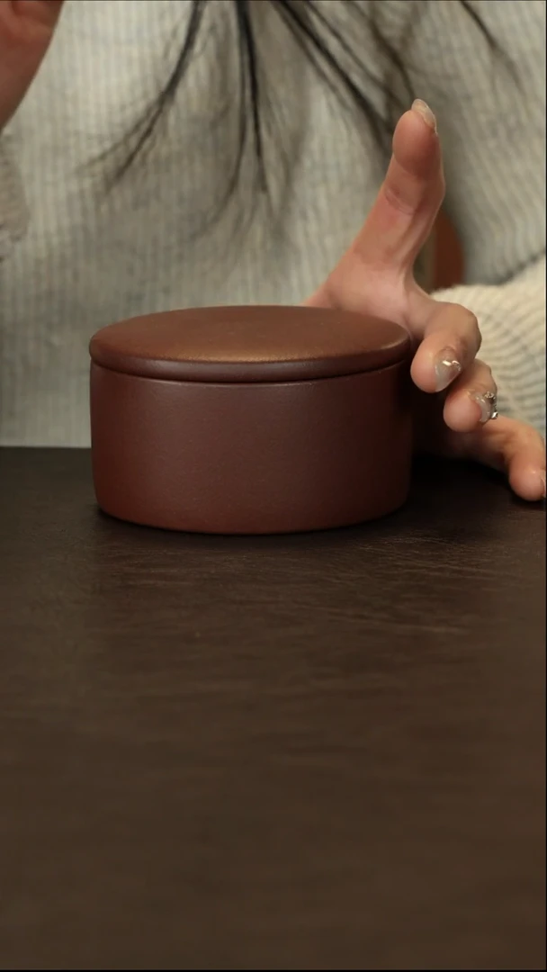 【闪购商品】紫砂茶叶罐直播福利老紫泥茶叶盒约50克