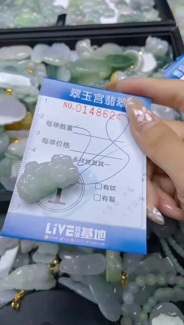 翡翠未镶嵌颈饰闪购0148624