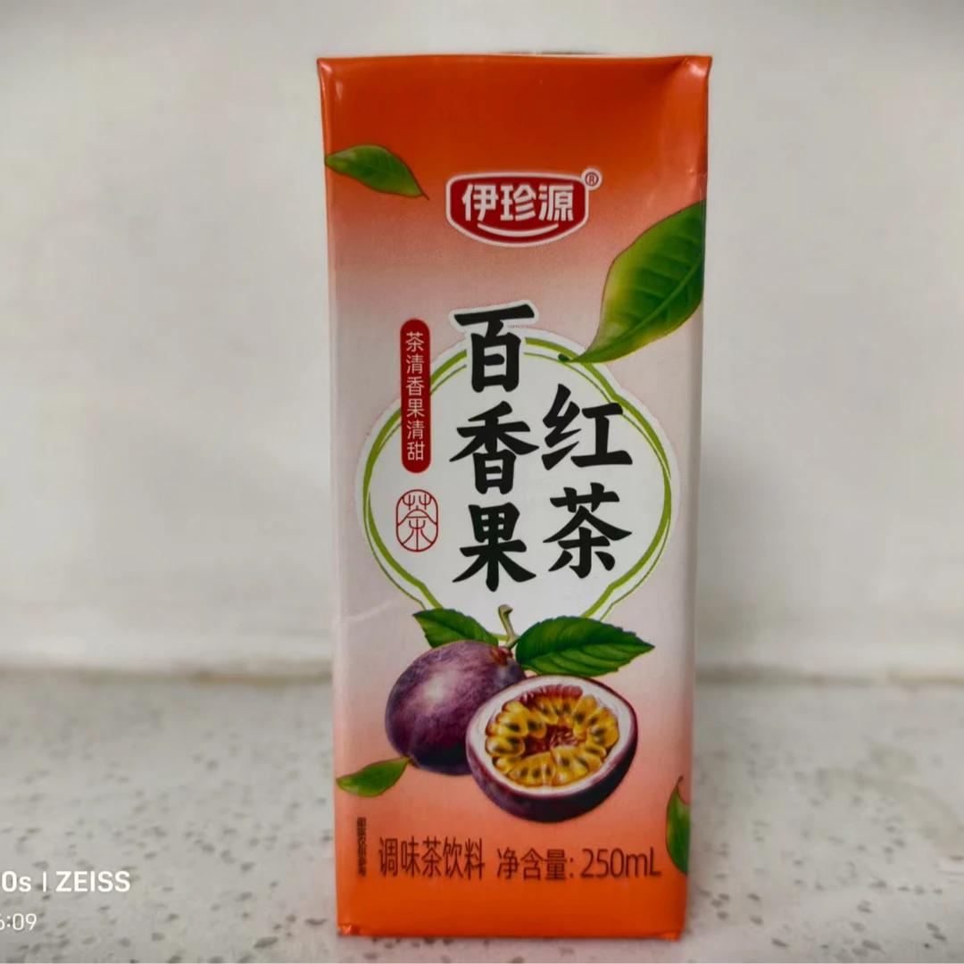 伊珍源百香果红茶  茶清香果清甜  250毫升*10盒