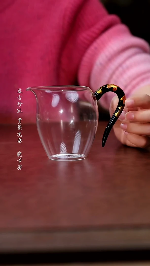 其他自慢堂大漆黑底鱼化龙蛋盅