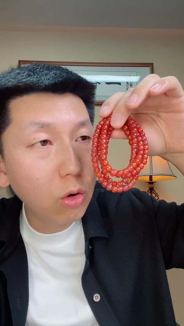 南红玛瑙手串未镶嵌698